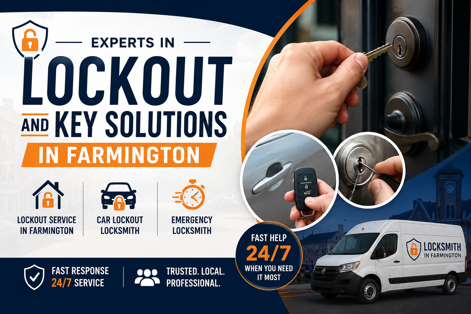 24 for 7 Locksmith Solutions in Farmington